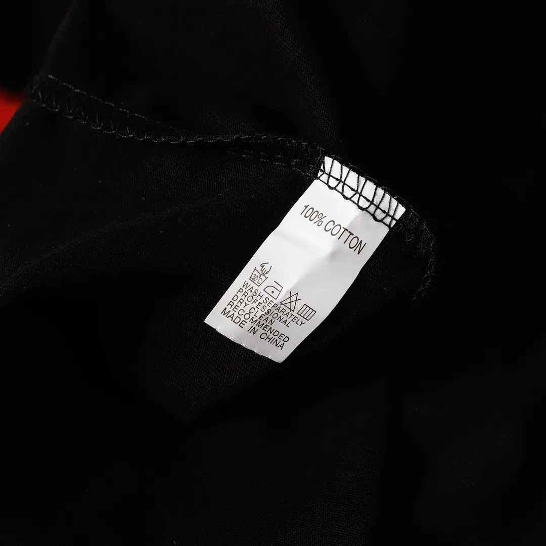 Saint Michael series trendy T craft drawing round neck short sleeves Style number: D3185 P116 Color: black Size: S M L XL